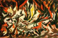 Jackson Pollock: The
    Flame